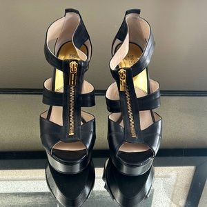 MICHAEL Michael Kors Leather Platform
